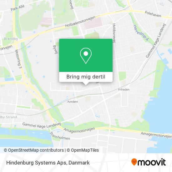 Hindenburg Systems Aps kort