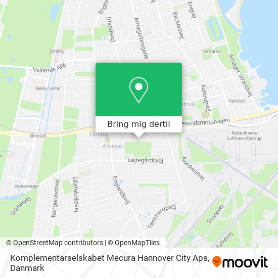 Komplementarselskabet Mecura Hannover City Aps kort