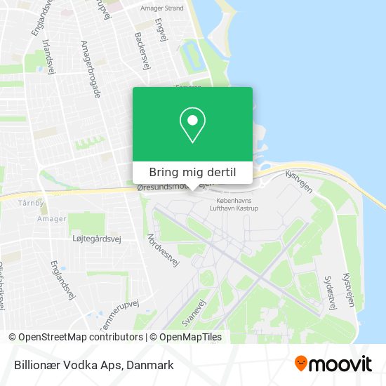 Billionær Vodka Aps kort