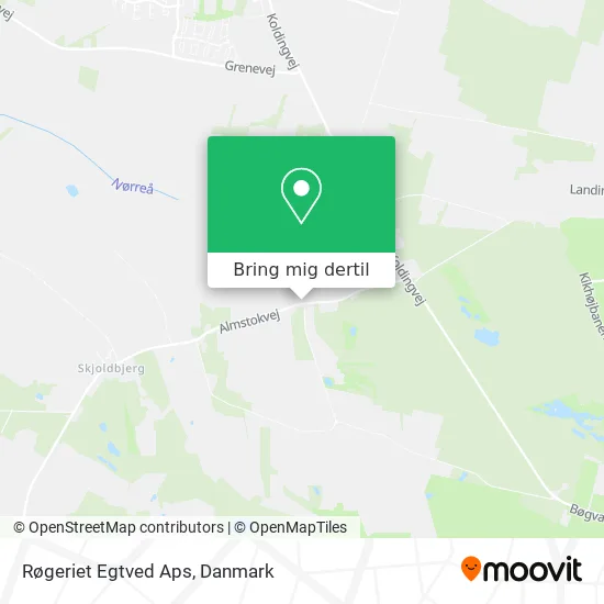 Røgeriet Egtved Aps kort