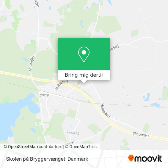 Skolen på Bryggervænget kort