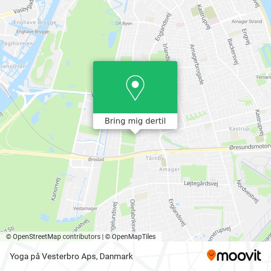 Yoga på Vesterbro Aps kort