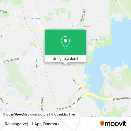 Rebslagervej 11 Aps kort