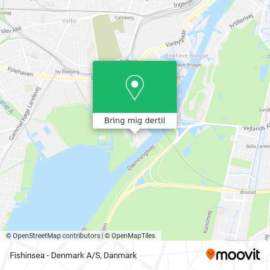 Fishinsea - Denmark A/S kort