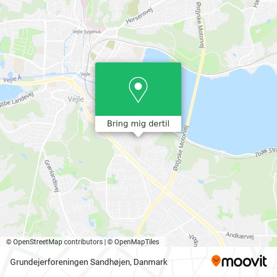 Grundejerforeningen Sandhøjen kort