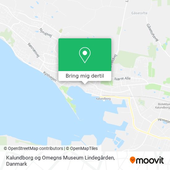 Kalundborg og Omegns Museum Lindegården kort