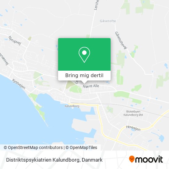 Distriktspsykiatrien Kalundborg kort