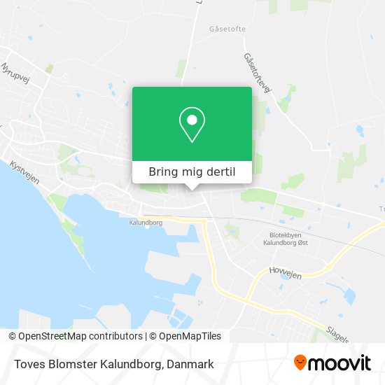 Toves Blomster Kalundborg kort