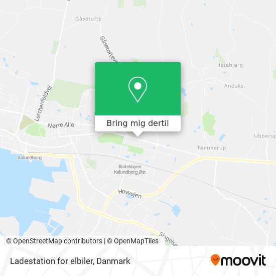 Ladestation for elbiler kort