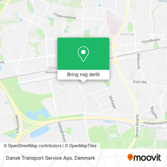 Dansk Transport Service Aps kort