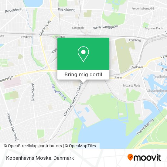 Københavns Moske kort