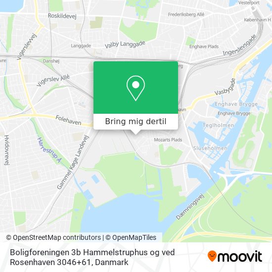 Boligforeningen 3b Hammelstruphus og ved Rosenhaven 3046+61 kort