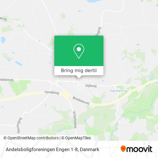 Andelsboligforeningen Engen 1-8 kort