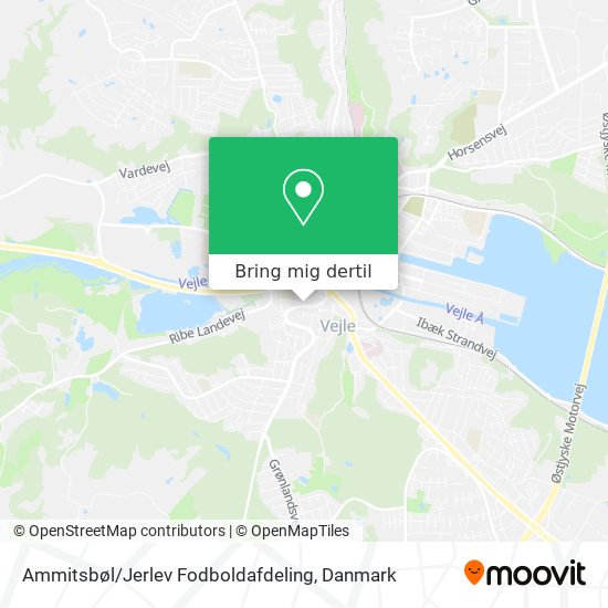 Ammitsbøl / Jerlev Fodboldafdeling kort