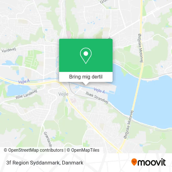 3f Region Syddanmark kort