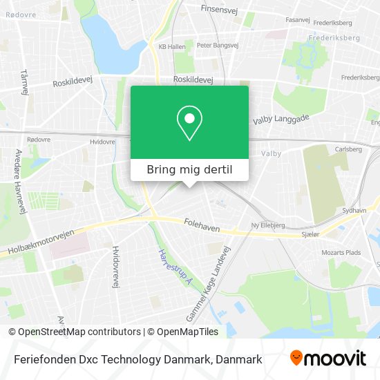 Feriefonden Dxc Technology Danmark kort