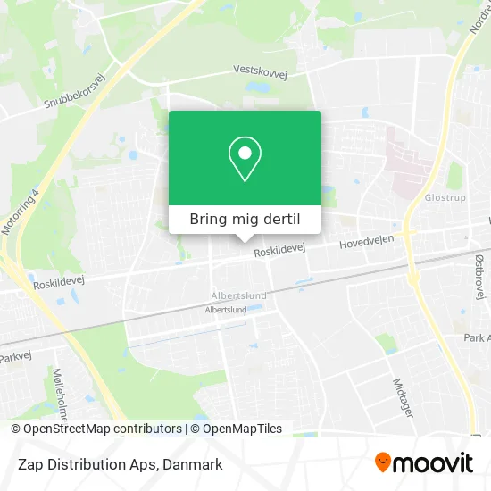 Zap Distribution Aps kort