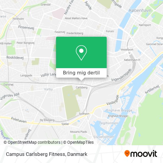 Campus Carlsberg Fitness kort