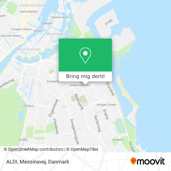 ALDI, Messinavej kort