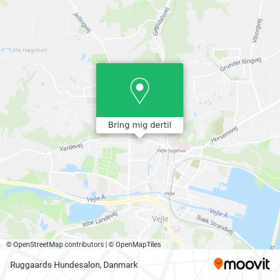 Ruggaards Hundesalon kort