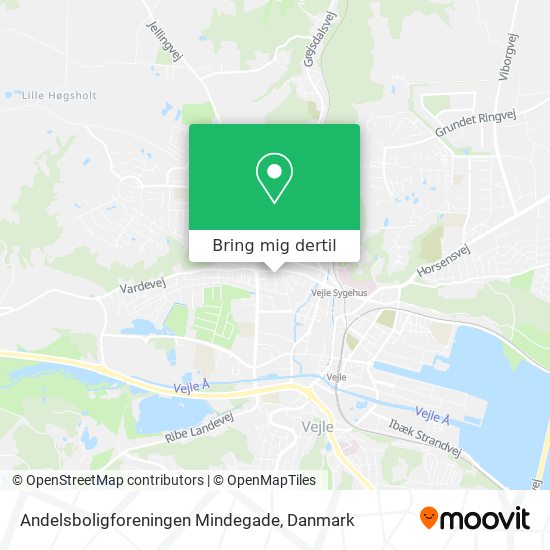 Andelsboligforeningen Mindegade kort