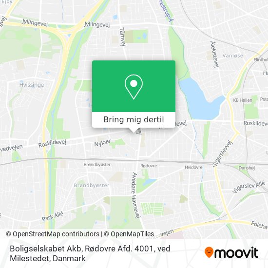 Boligselskabet Akb, Rødovre Afd. 4001, ved Milestedet kort