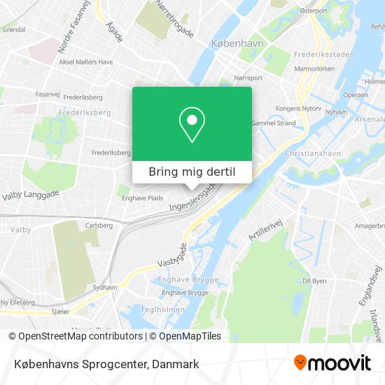 Københavns Sprogcenter kort