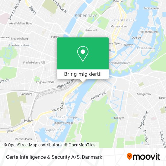 Certa Intelligence & Security A / S kort