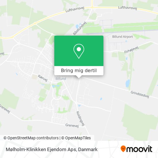 Mølholm-Klinikken Ejendom Aps kort