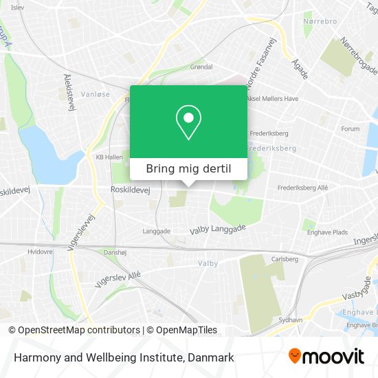 Harmony and Wellbeing Institute kort