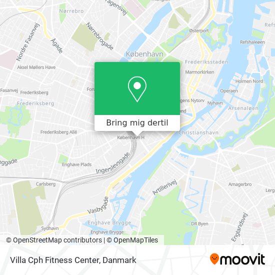 Villa Cph Fitness Center kort