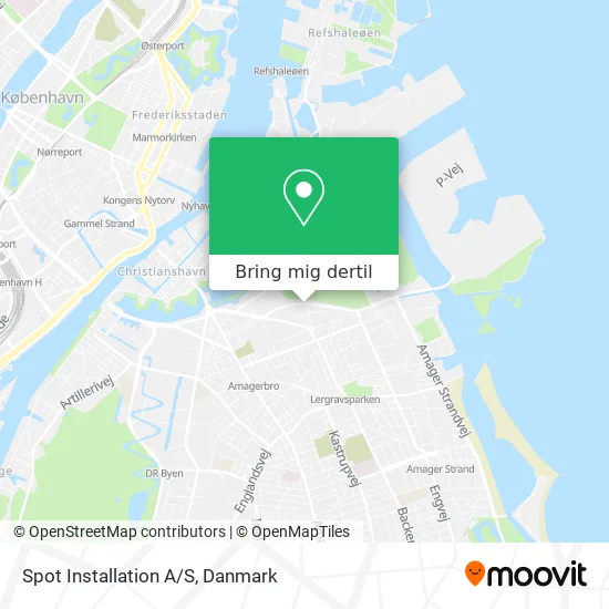 Spot Installation A/S kort