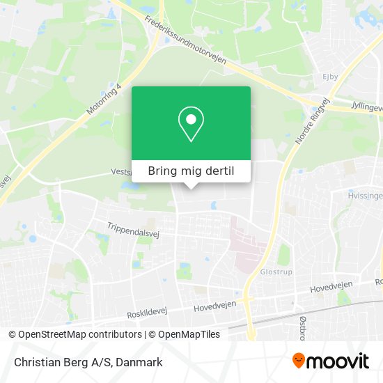 Christian Berg A/S kort