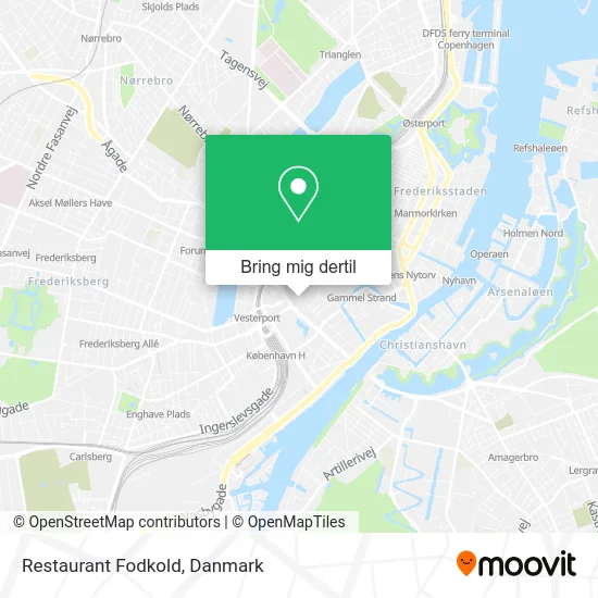 Restaurant Fodkold kort