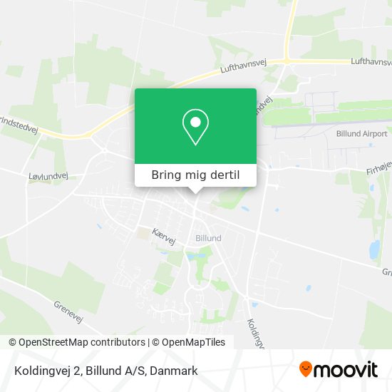 Koldingvej 2, Billund A/S kort