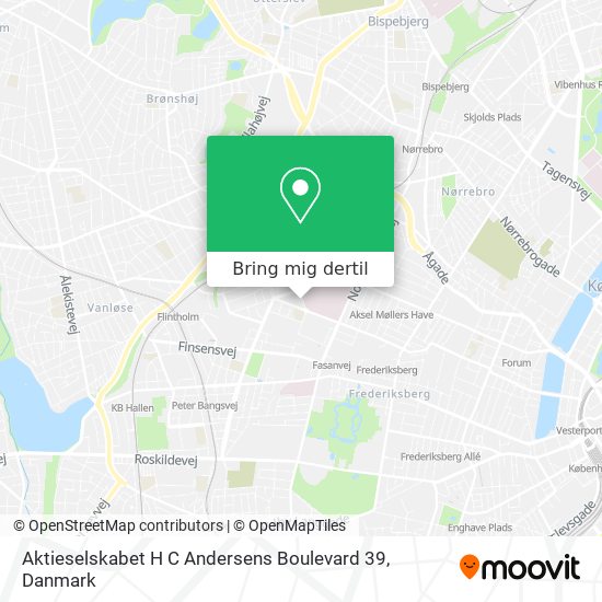 Aktieselskabet H C Andersens Boulevard 39 kort