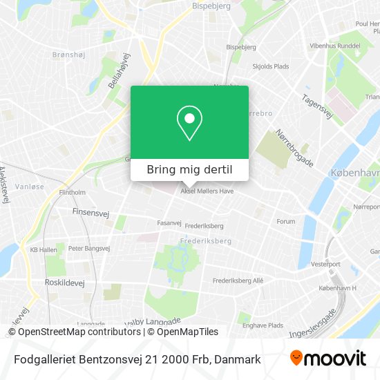 Fodgalleriet Bentzonsvej 21 2000 Frb kort