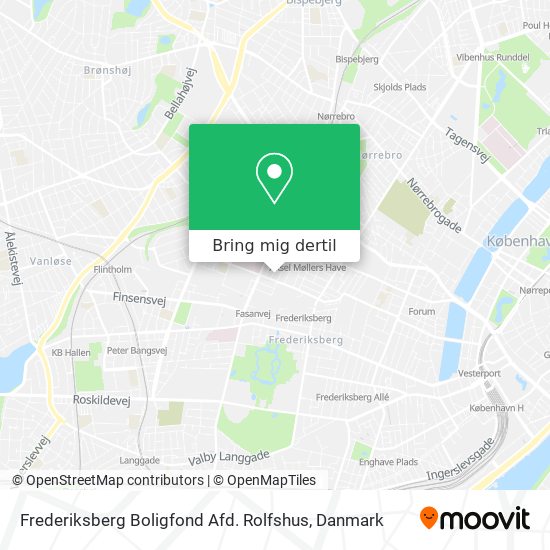 Frederiksberg Boligfond Afd. Rolfshus kort