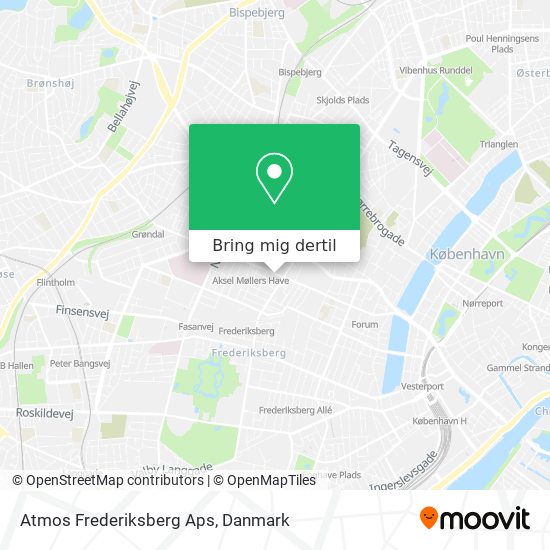 Atmos Frederiksberg Aps kort