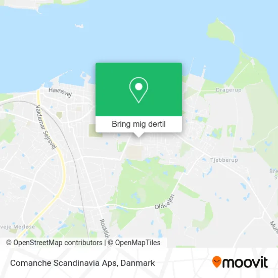 Comanche Scandinavia Aps kort