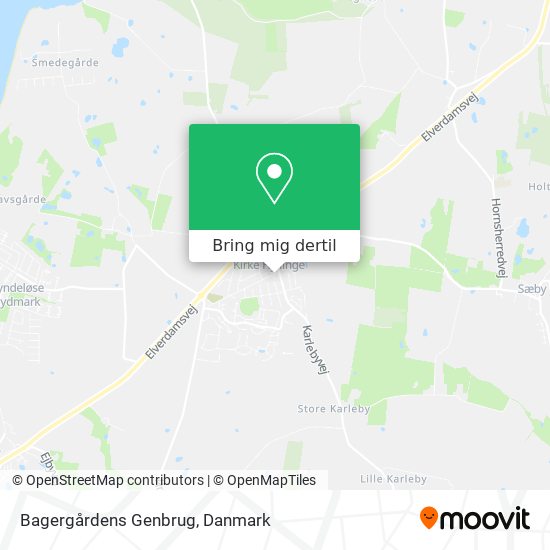 Bagergårdens Genbrug kort