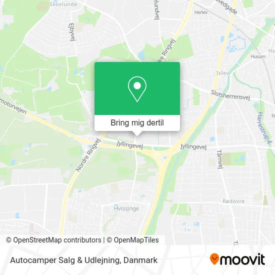 Autocamper Salg & Udlejning kort