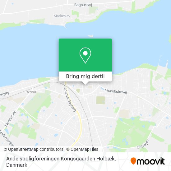 Andelsboligforeningen Kongsgaarden Holbæk kort