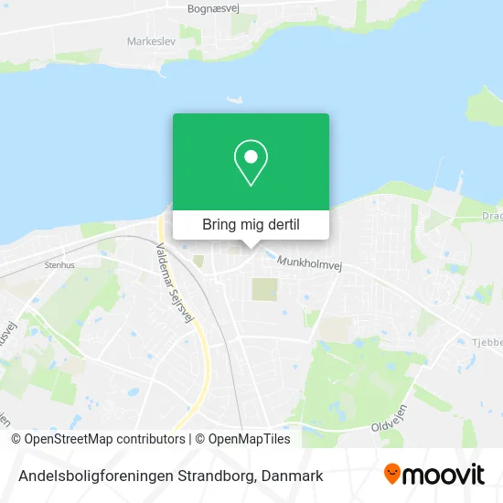 Andelsboligforeningen Strandborg kort