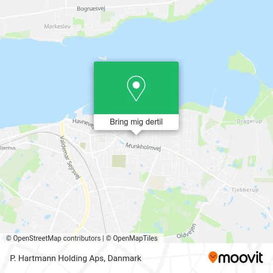 P. Hartmann Holding Aps kort