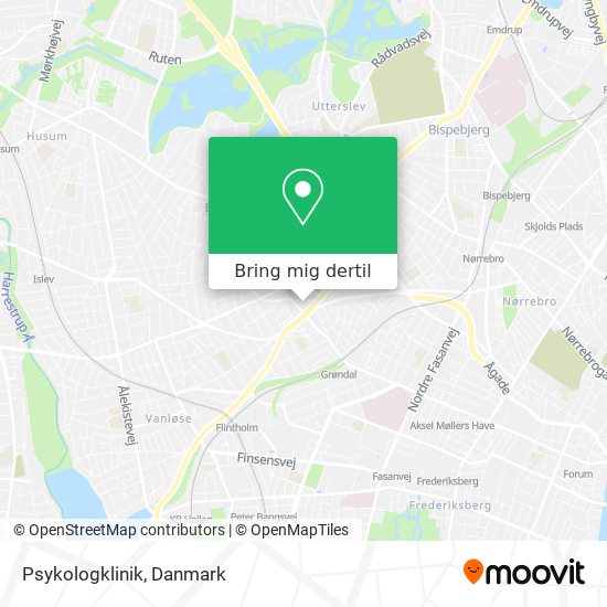 Psykologklinik kort