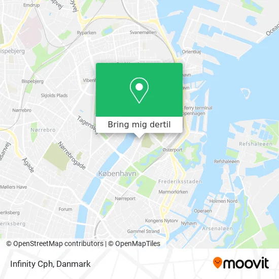Infinity Cph kort