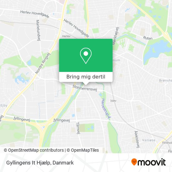 Gyllingens It Hjælp kort