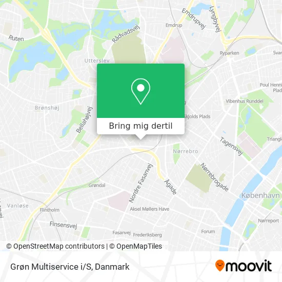Grøn Multiservice i/S kort