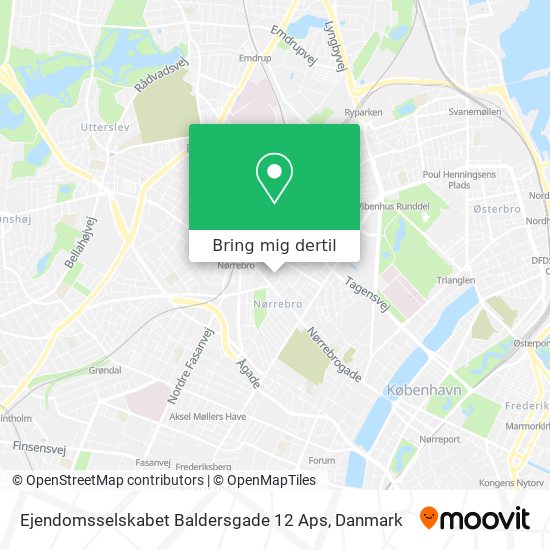 Ejendomsselskabet Baldersgade 12 Aps kort